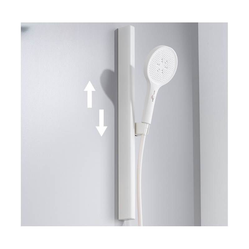 Constant temperature cold hot storage shelt shower simple lift shower